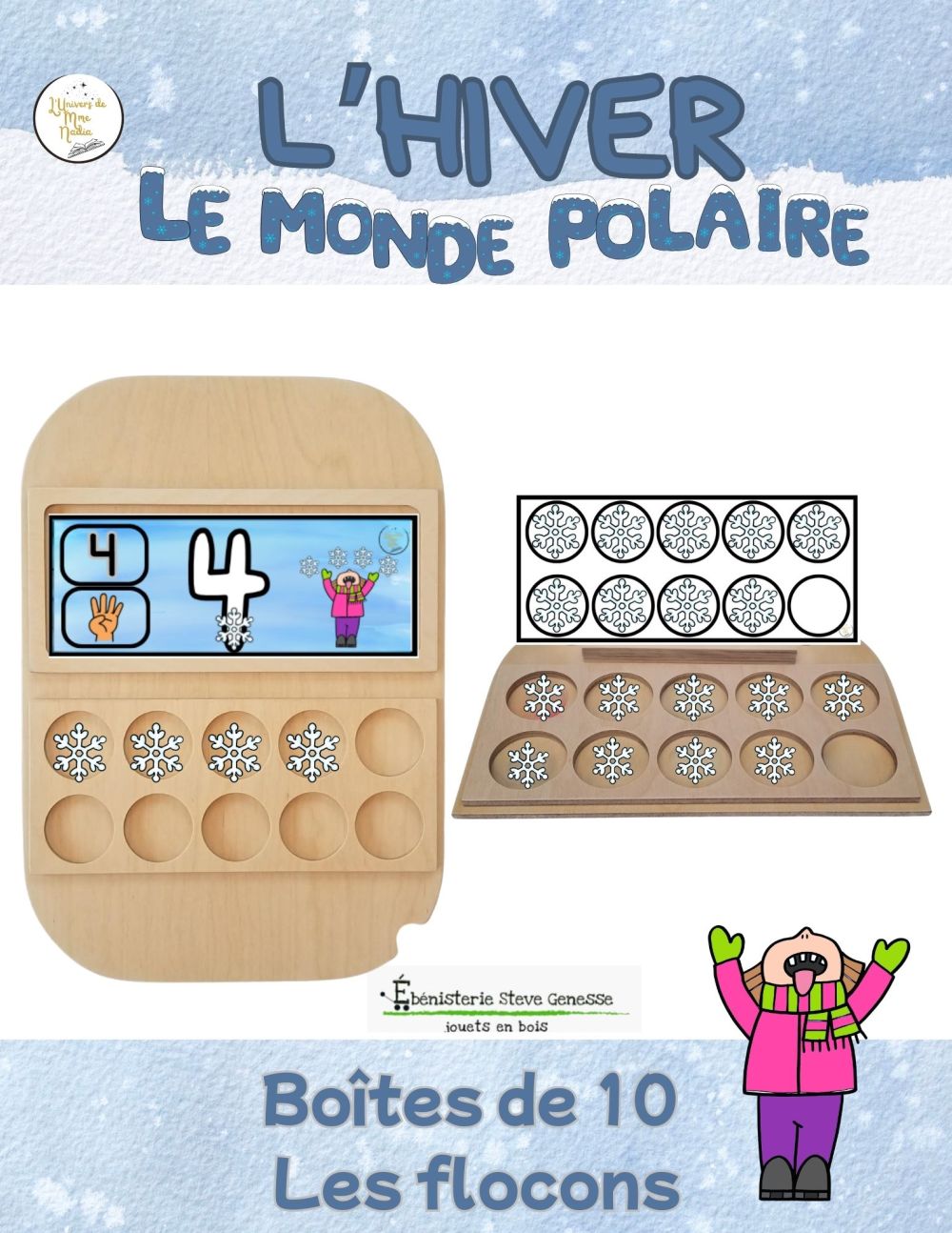 Boîte de 10 - Les flocons