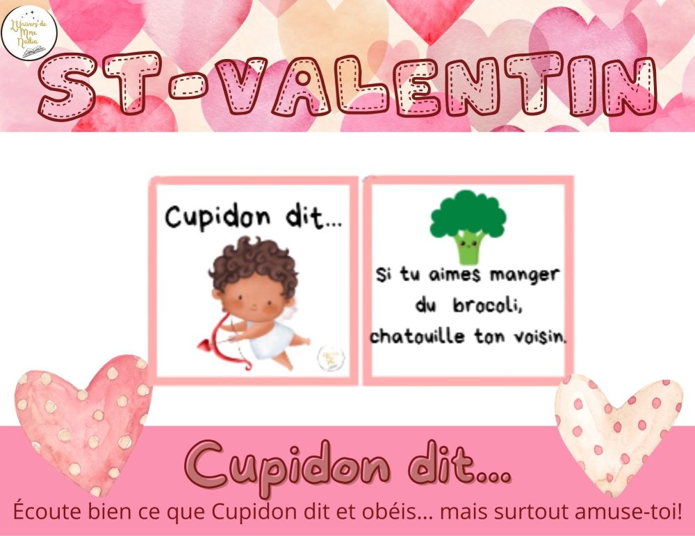 Cupidon dit...
