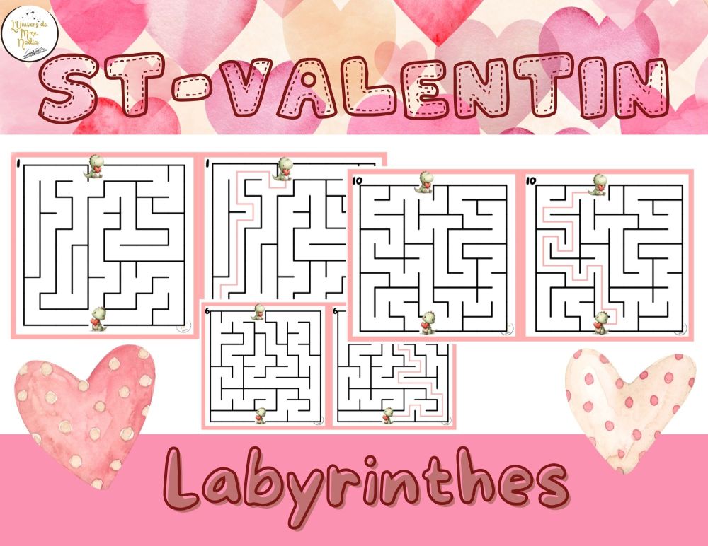 Labyrinthes -Saint-Valentin