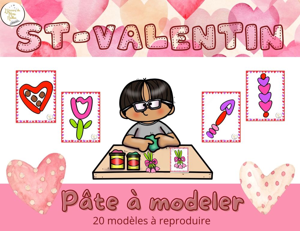 La Saint-Valentin à modeler