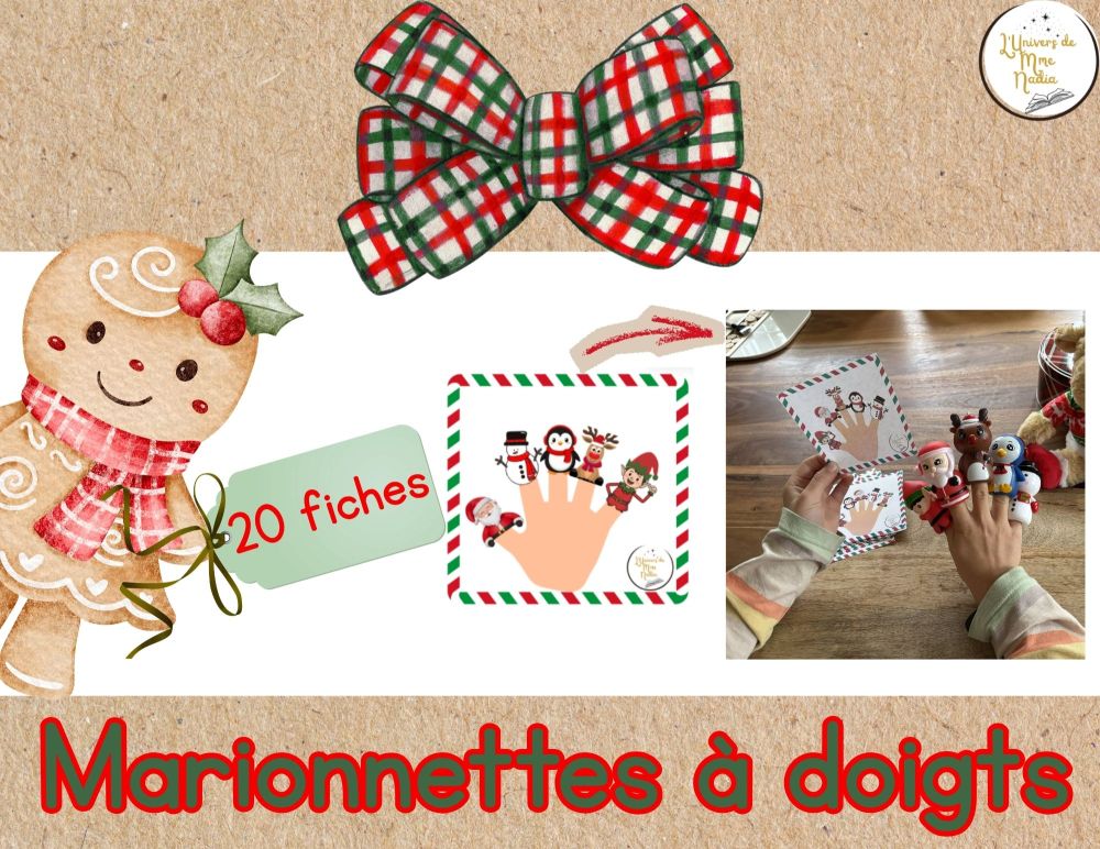 Noël- Marionnettes à doigts