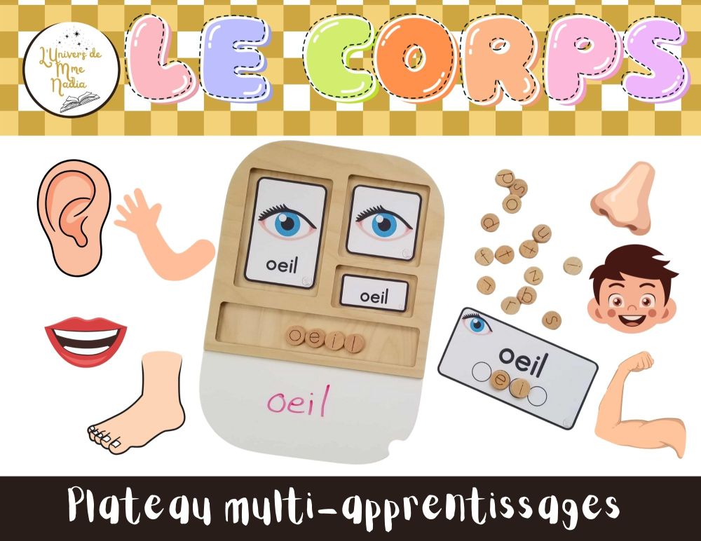 Le corps humain - Plateau-Multi-Apprentissage