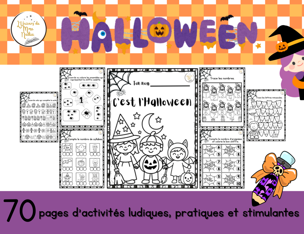 Cahier d'Halloween