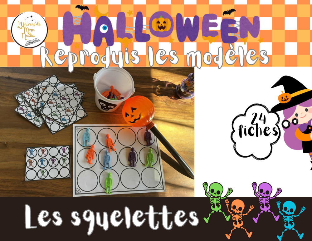 Halloween - Reproduis le modèle 