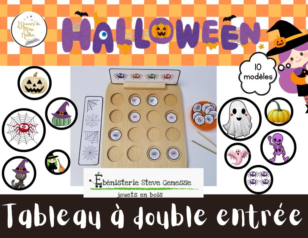 Halloween - Tableau à double entrée