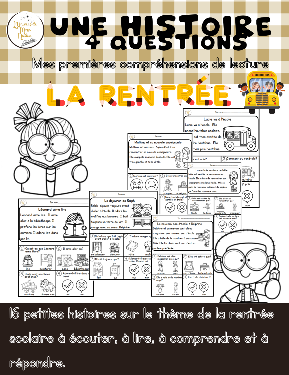 Une histoire, 4 questions - La rentrée 