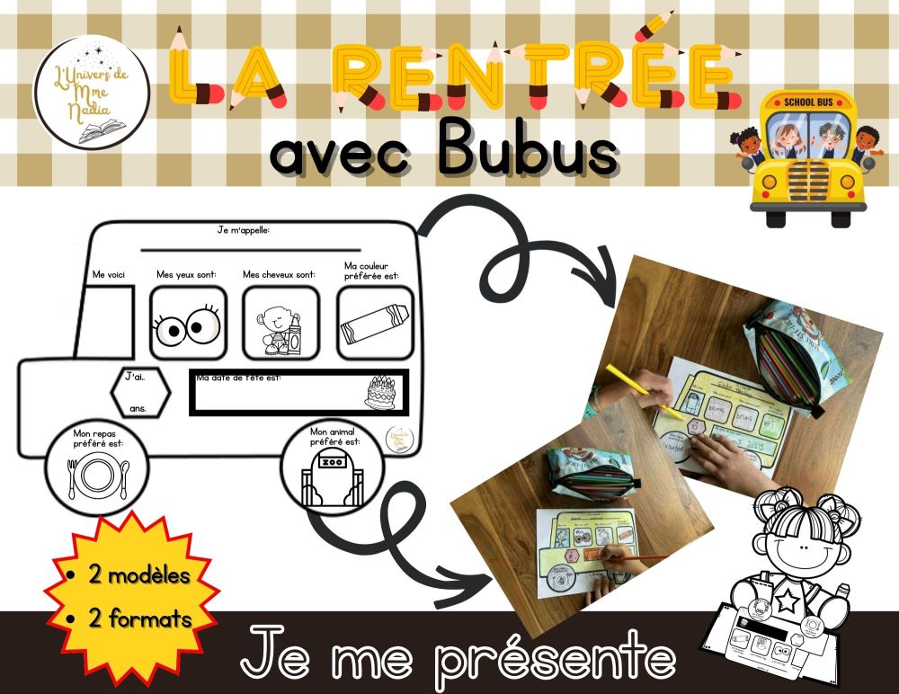 La rentrée avec Bubus - Je me présente