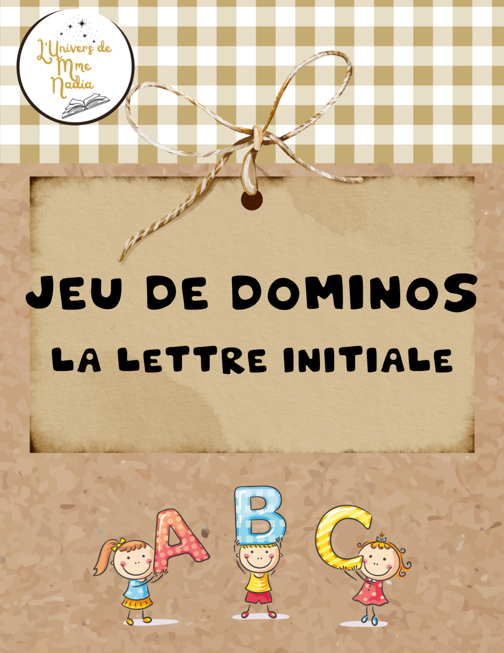Jeu de dominos - La lettre initiale