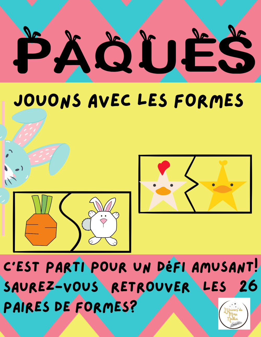 Pâques-Jouons avec les formes