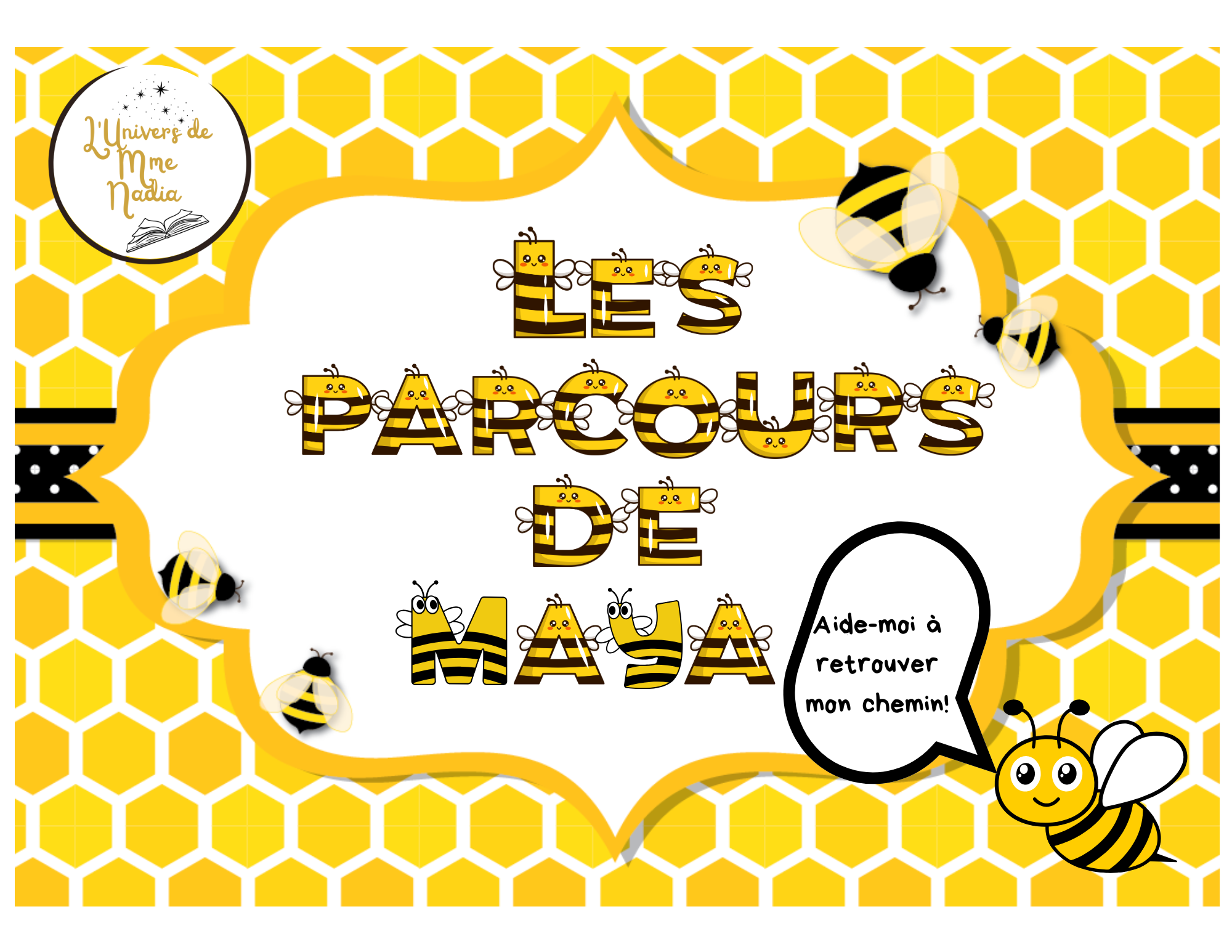 Les parcours de Maya l'abeille