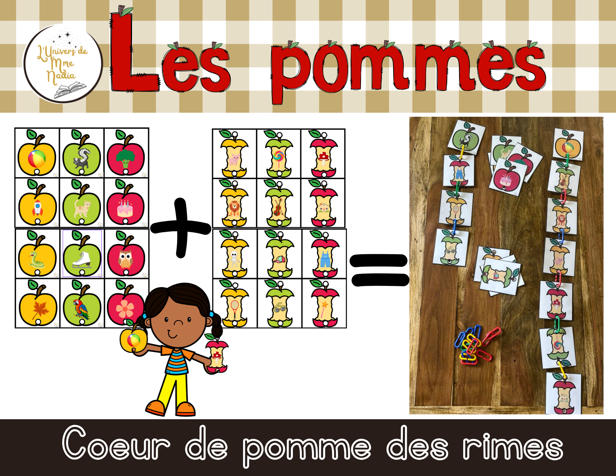 Coeur de pomme des rimes