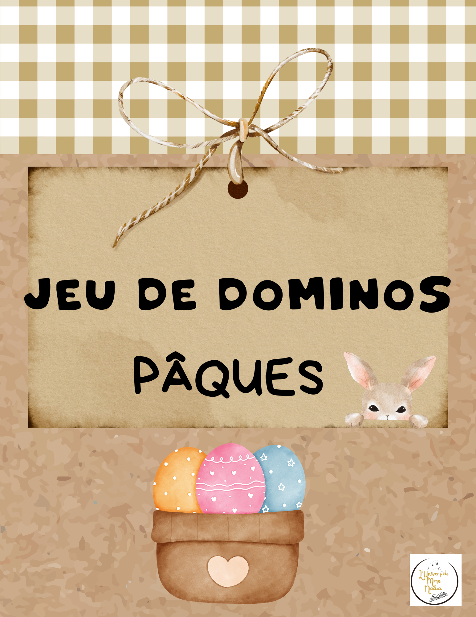 Jeu de dominos-Pâques