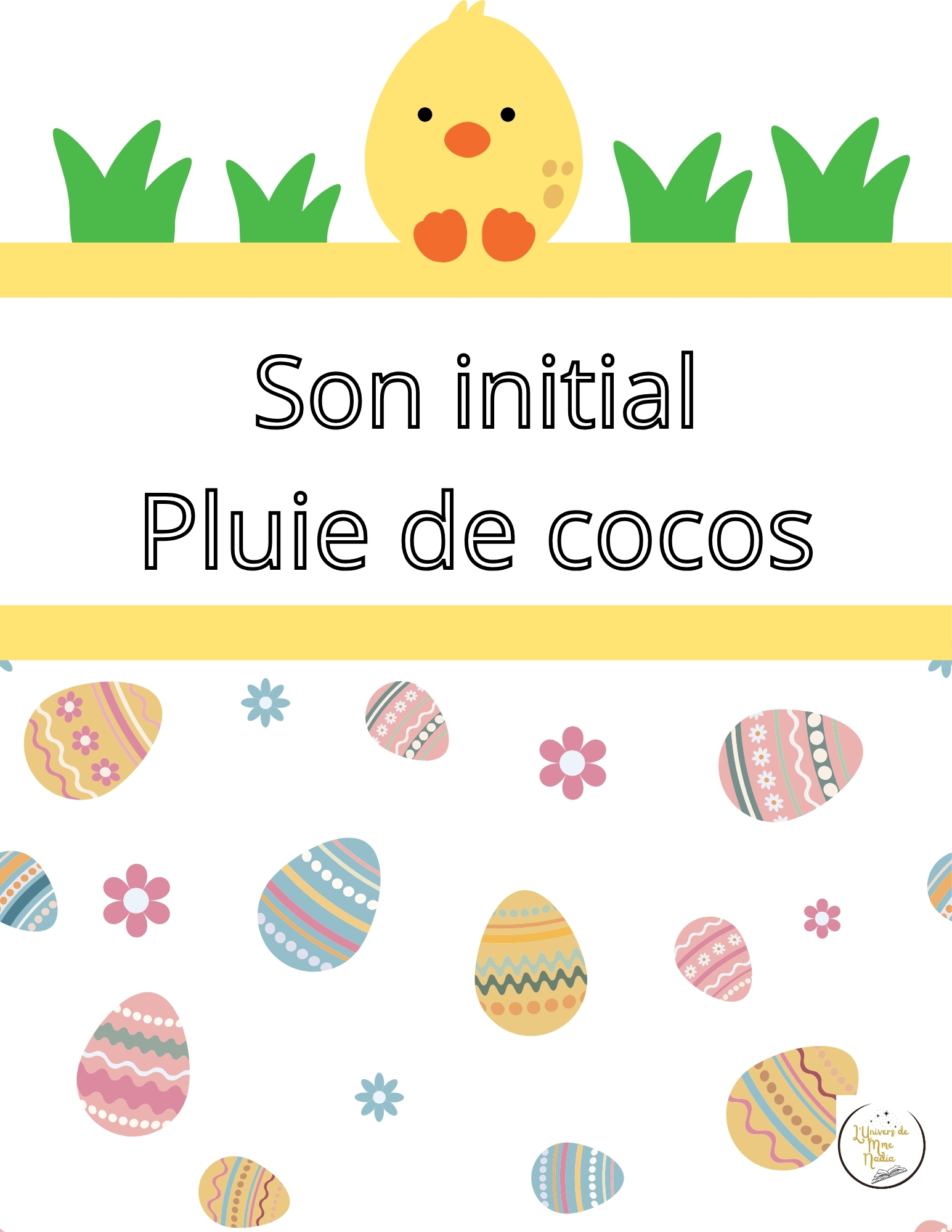 Pâques-Pluie de cocos- Son initial