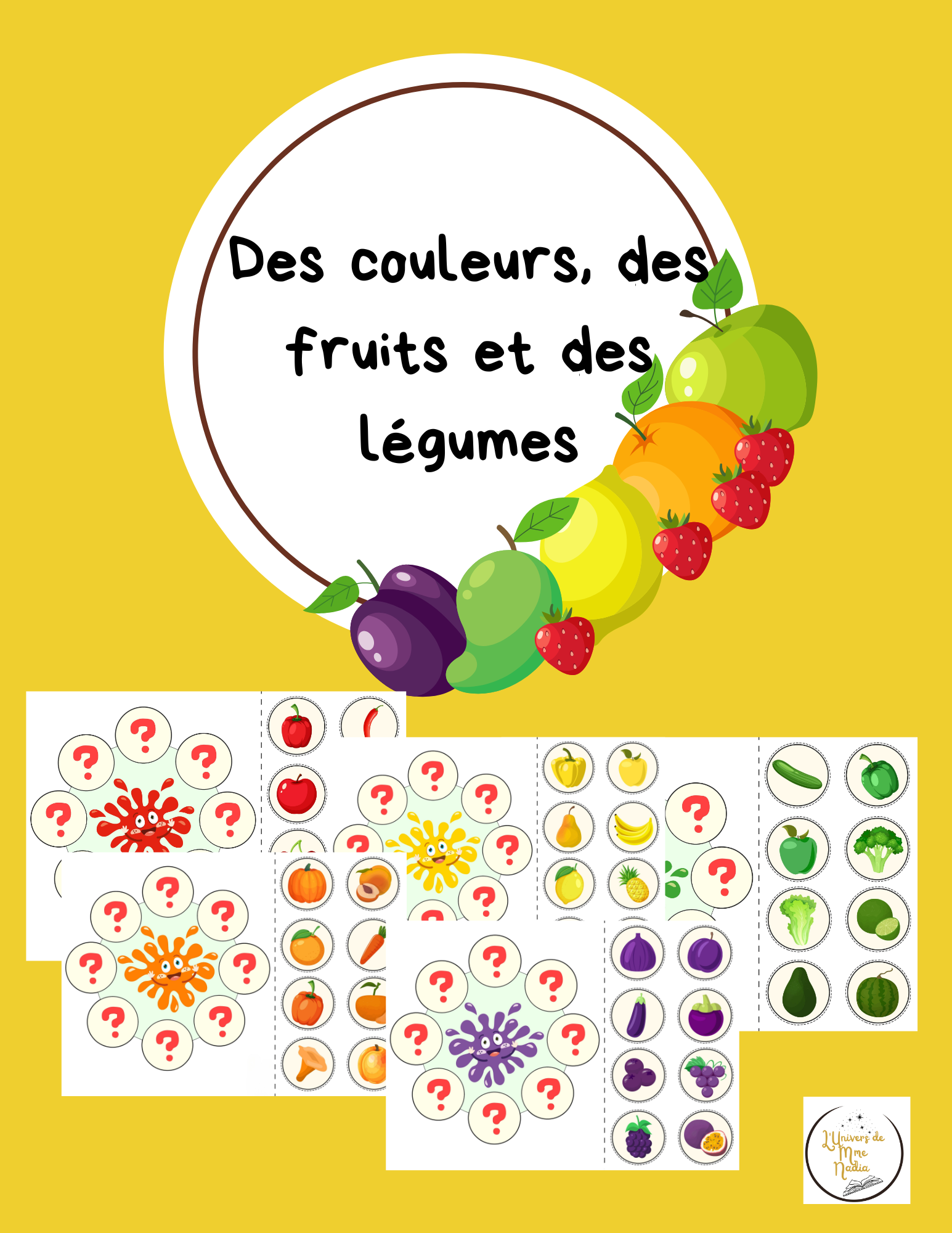 Des couleurs, des fruits et des légumes