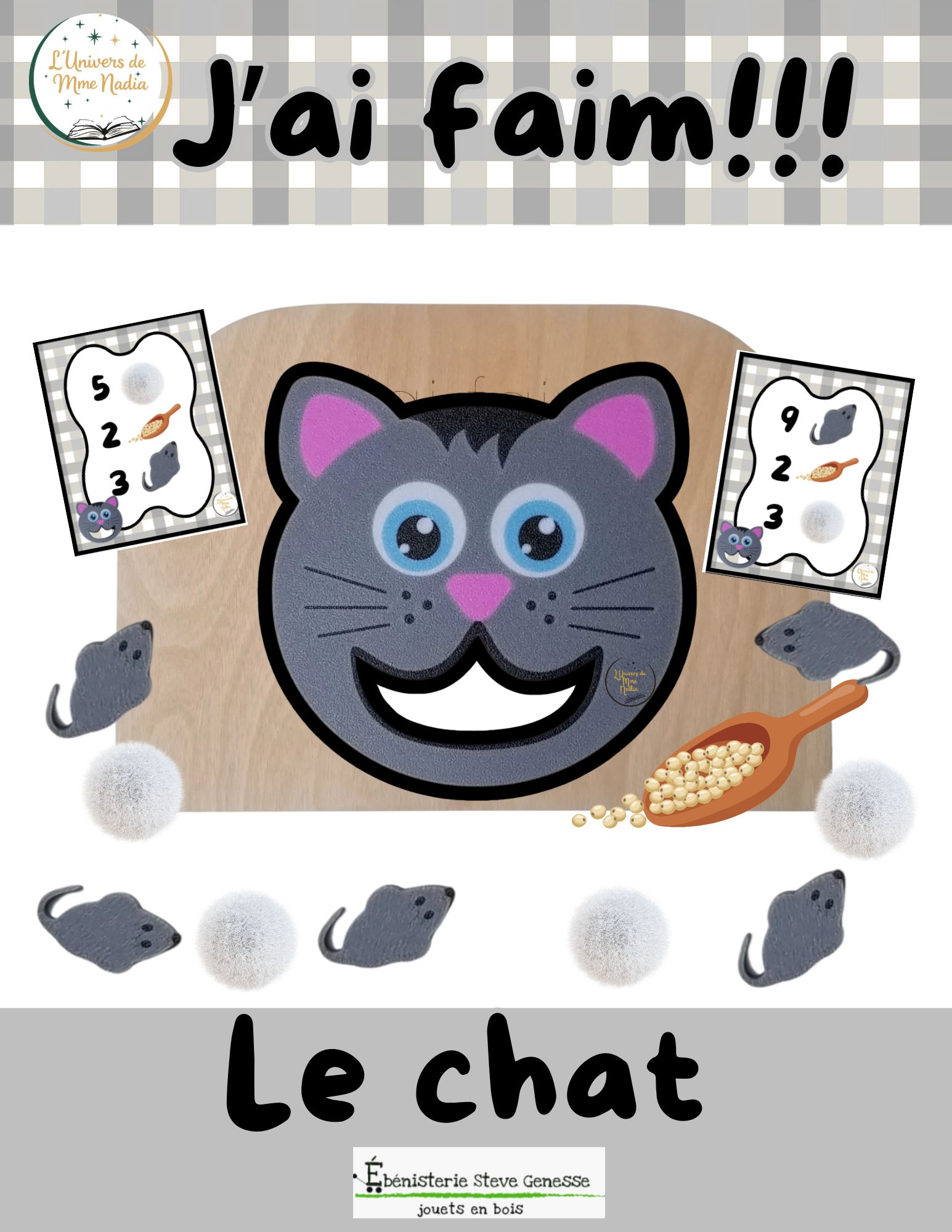 J'ai faim -Le chat