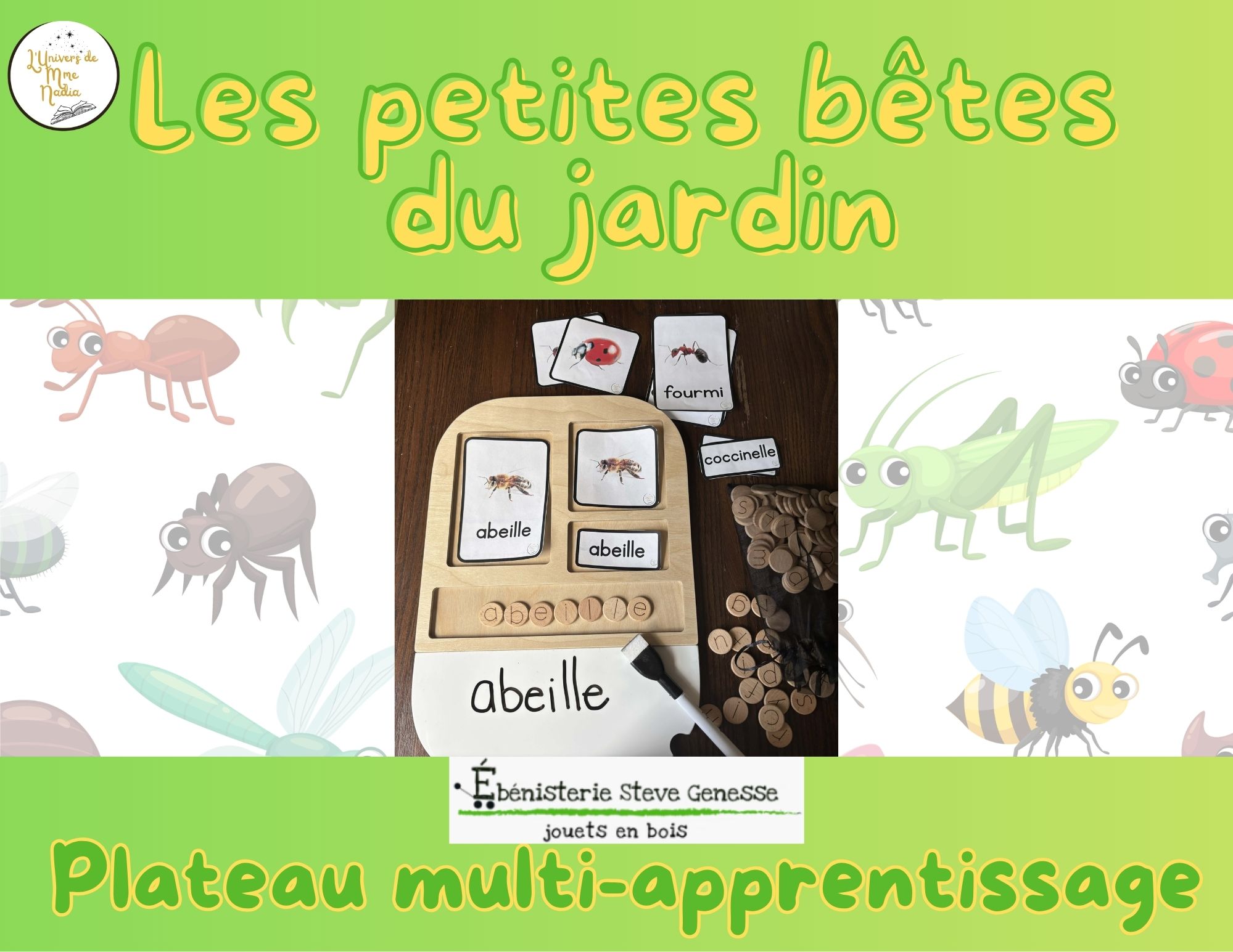 Plateau Multi-apprentissage - Les petites bêtes du jardin