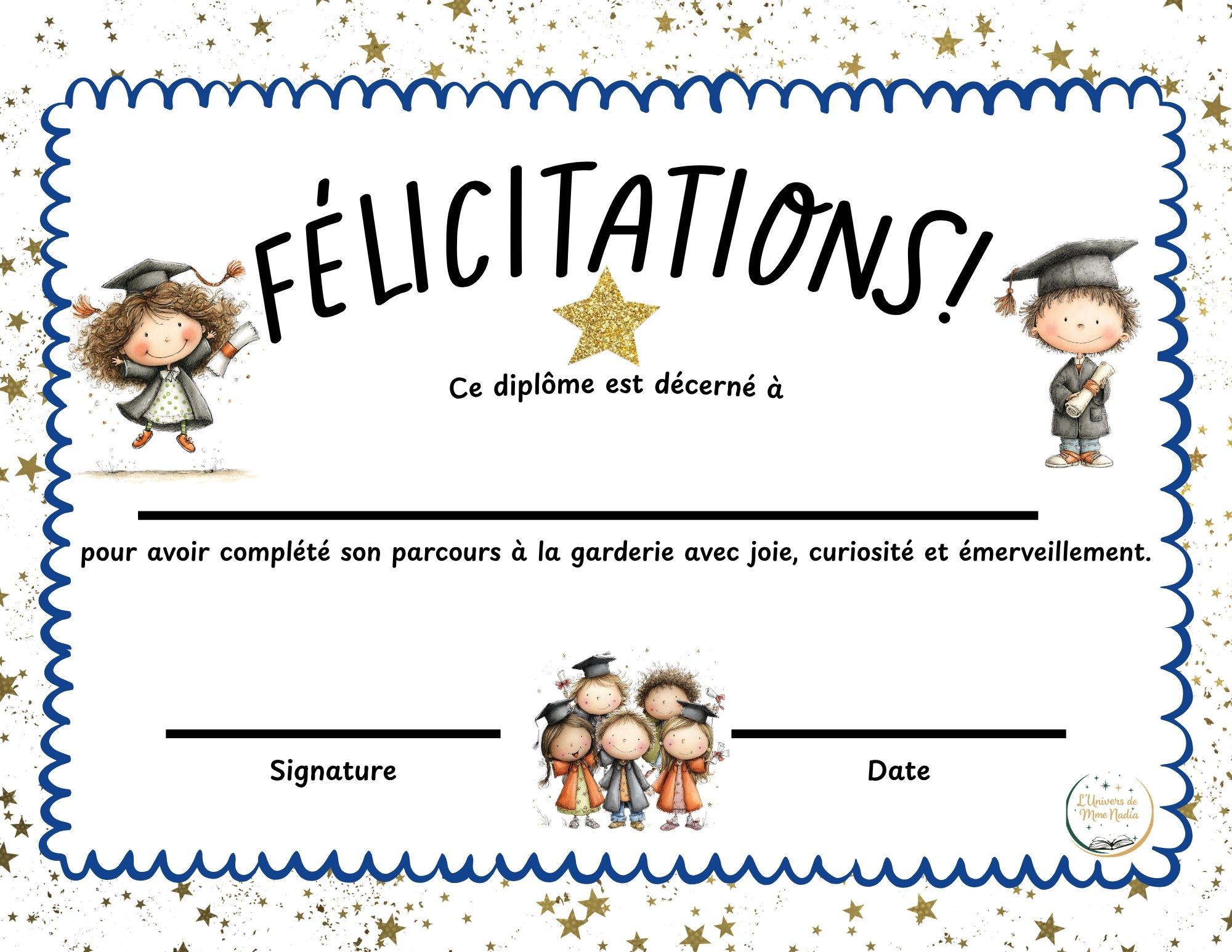 Diplômes de fin d'année