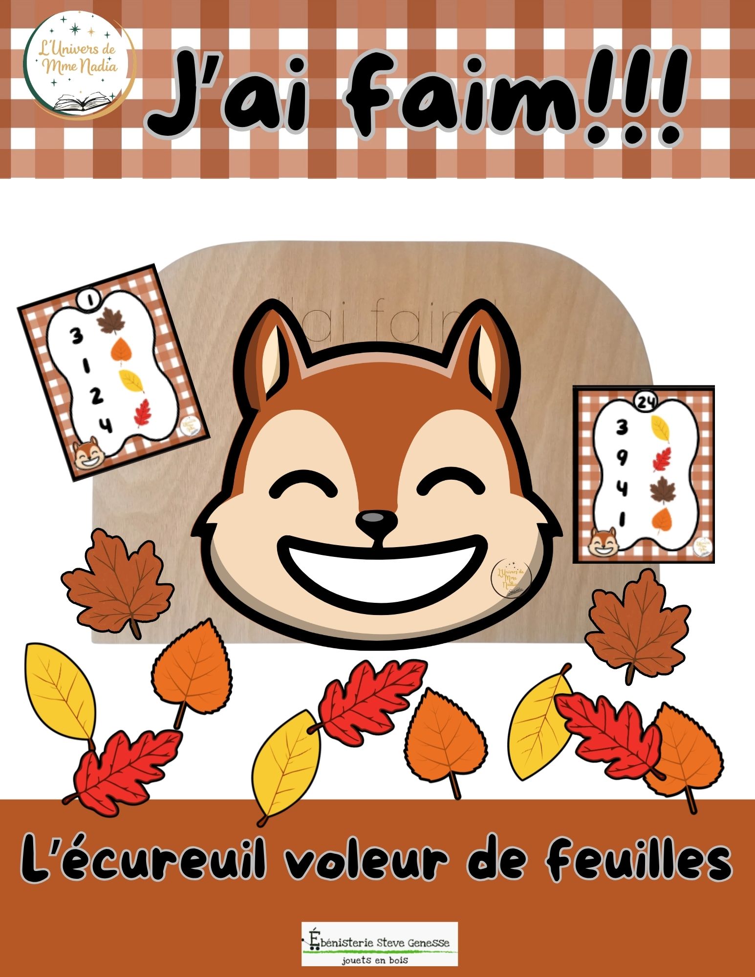 J'ai faim - L'écureuil voleur de feuilles
