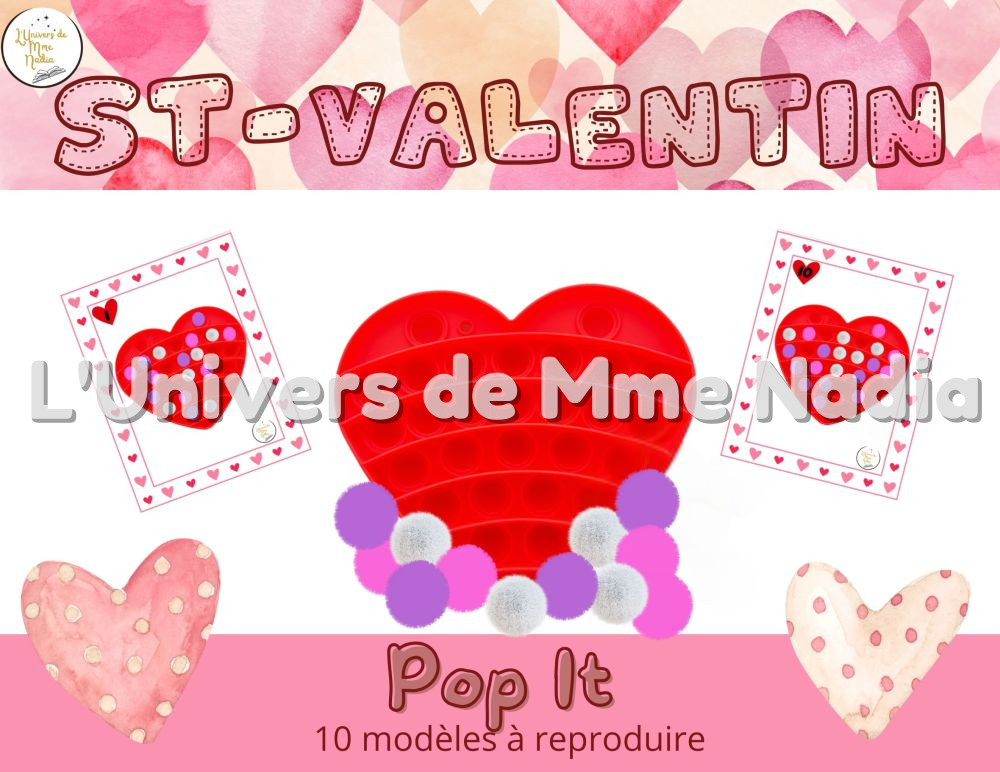 Pop-it - Saint-Valentin