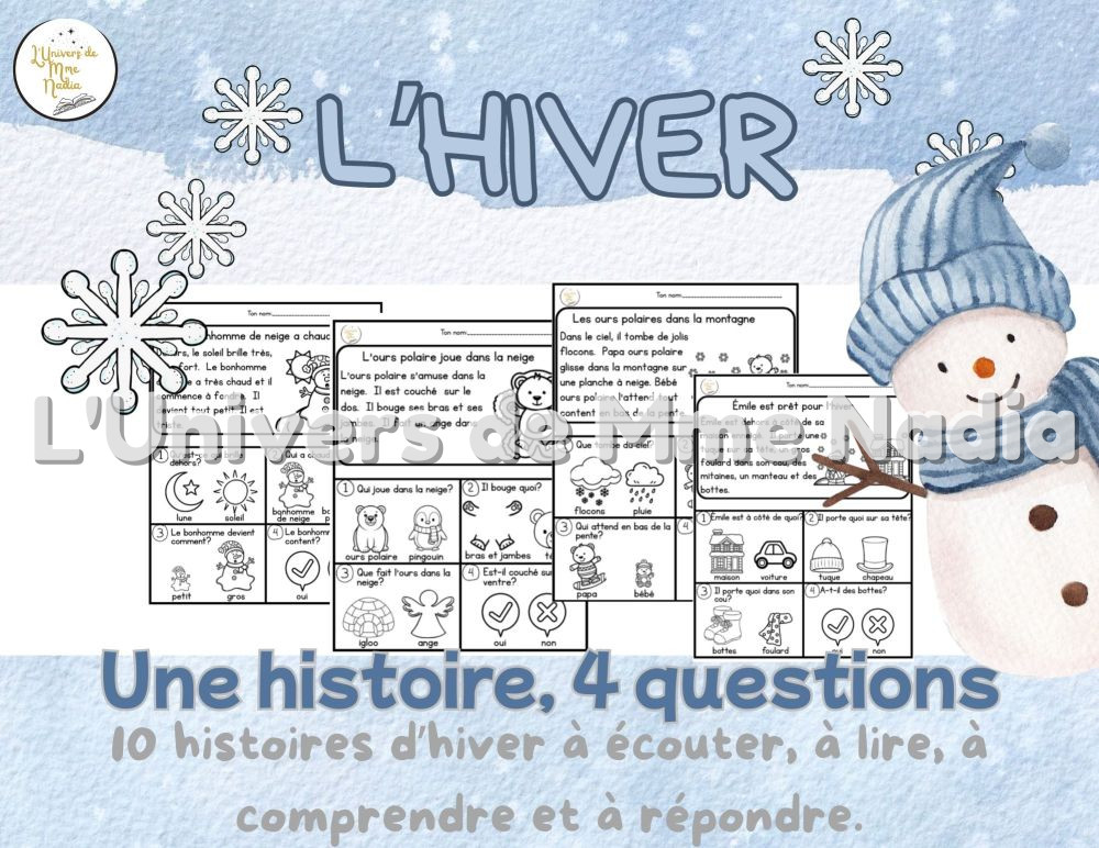 Noël-Une histoire, 4 questions
