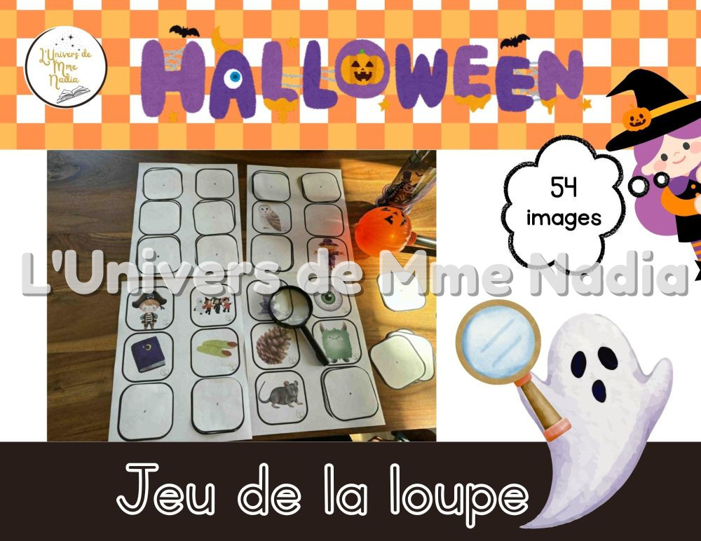 Halloween - Jeu de la loupe