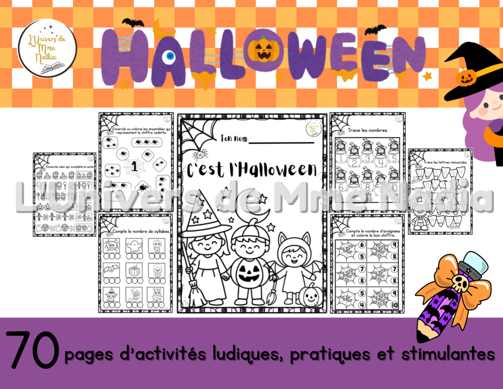 Cahier d'Halloween