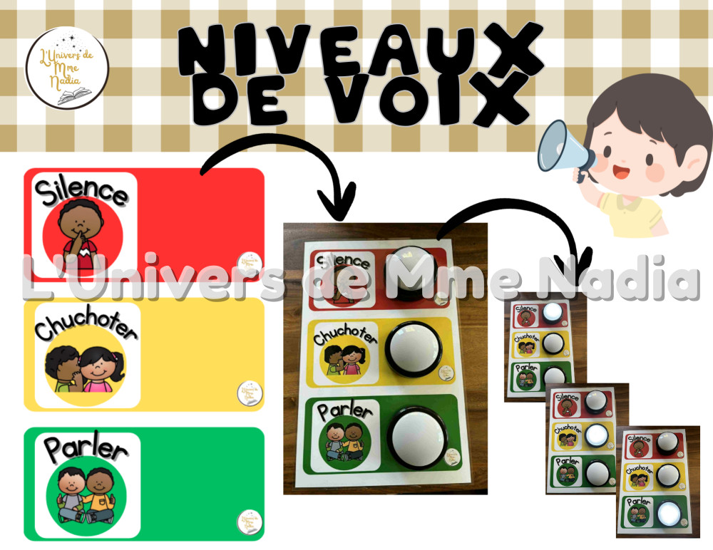 Niveaux de voix -Feux de circulation