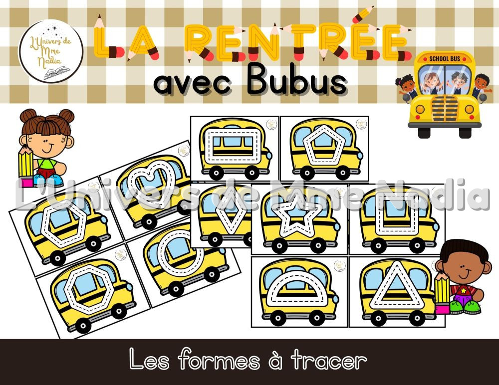 Bubus - Les formes à tracer