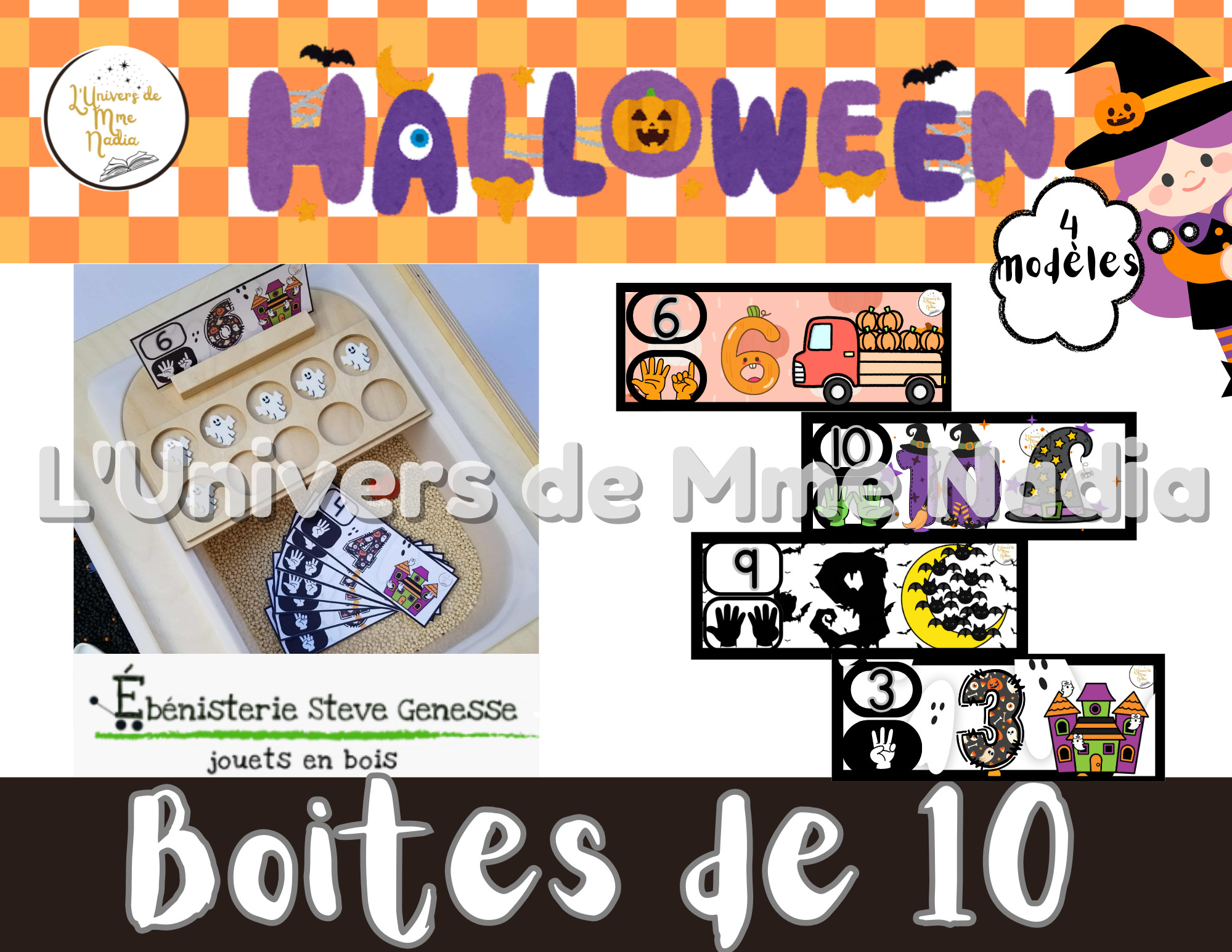 Les boîtes de 10 - Halloween