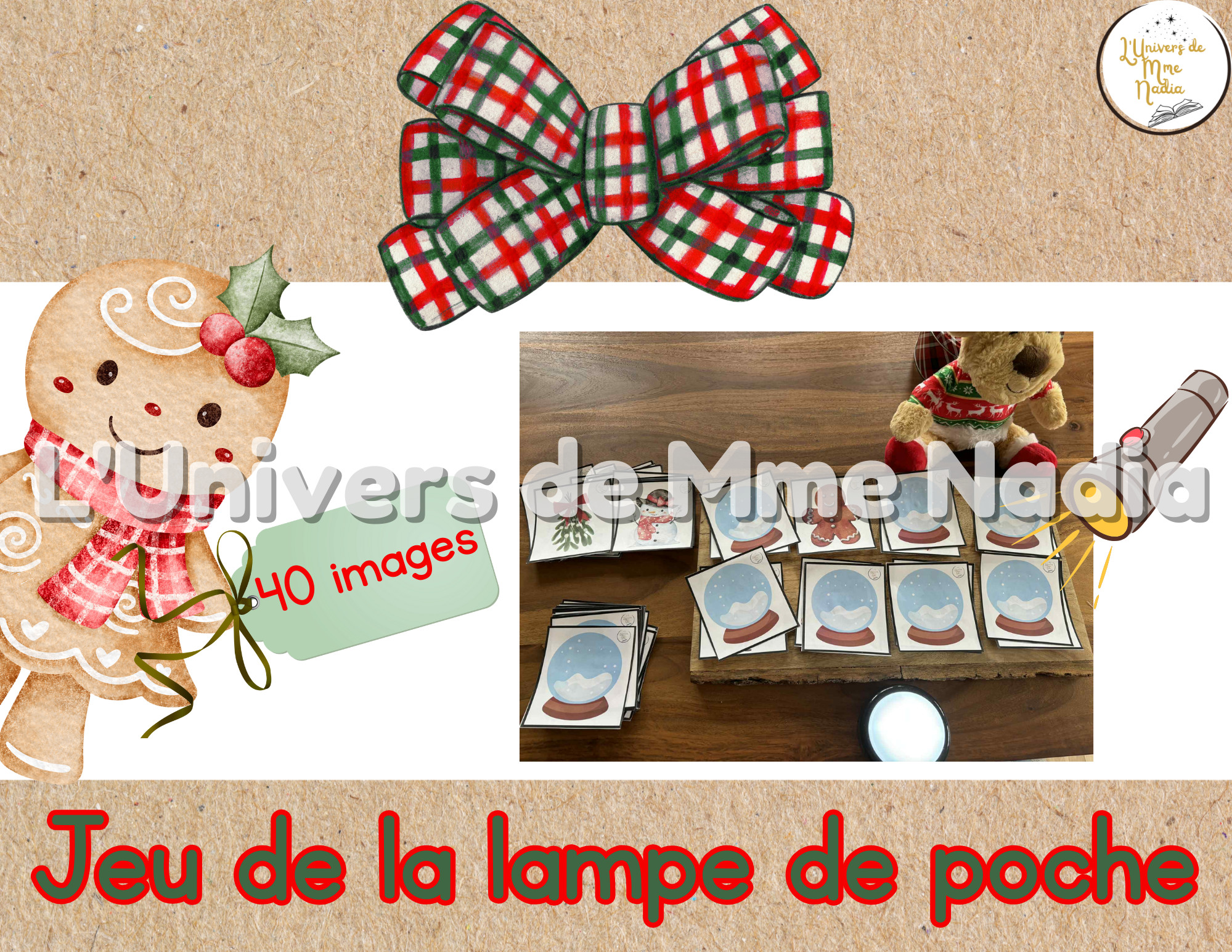  Noël-Jeu de la lampe de poche