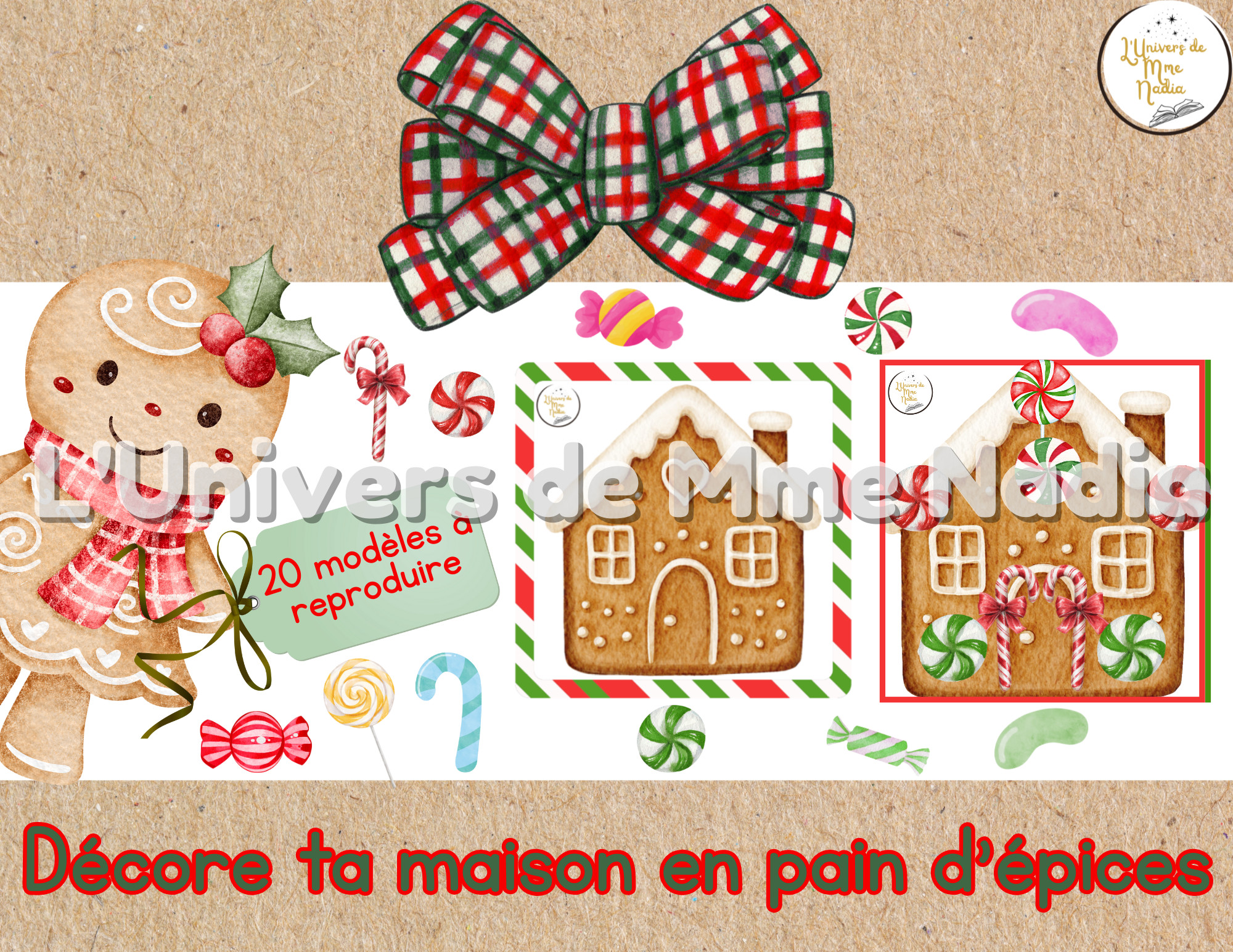 Décore ta maison en pain d'épices