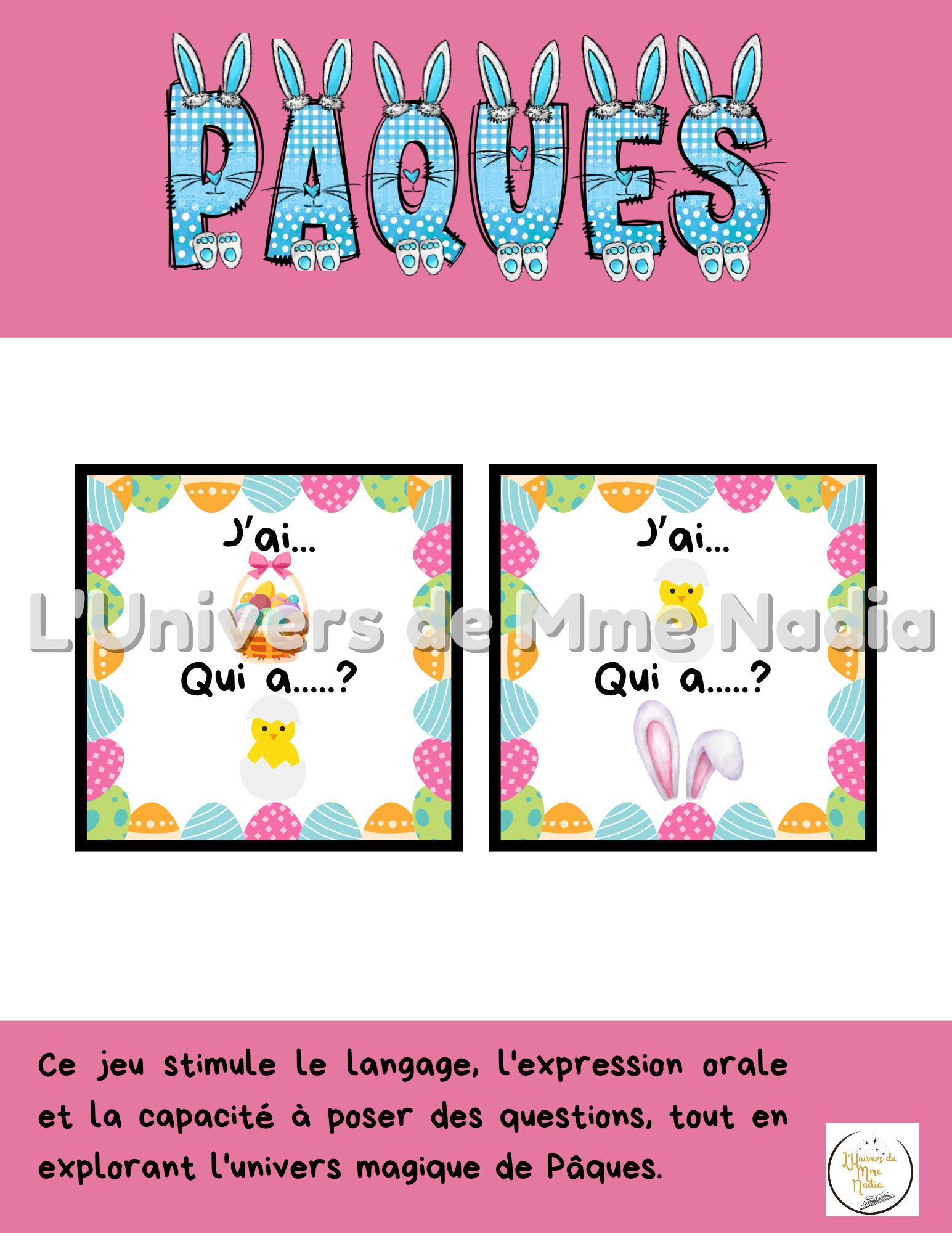 Pâques - J'ai... Qui a?