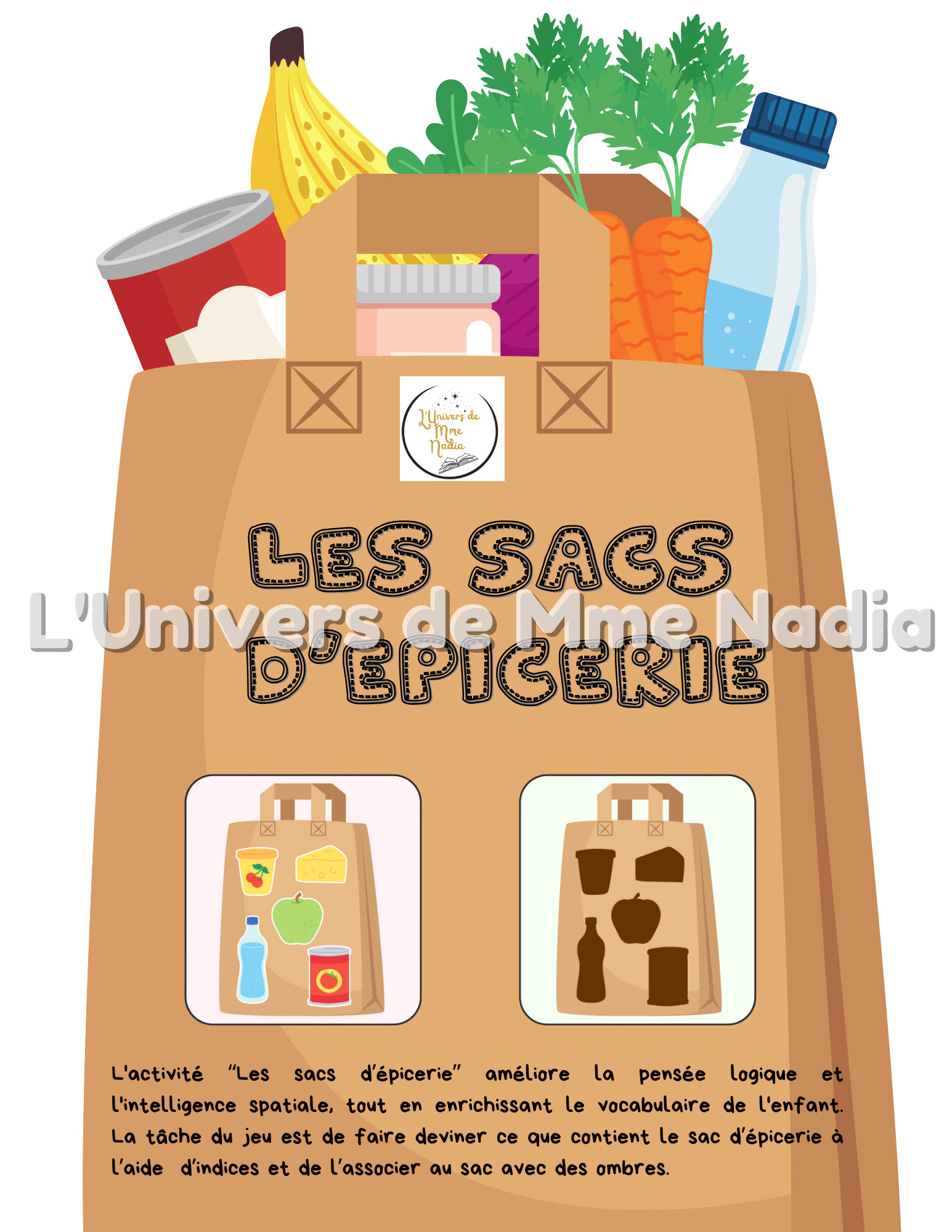 Les sacs d'épicerie- Alimentation