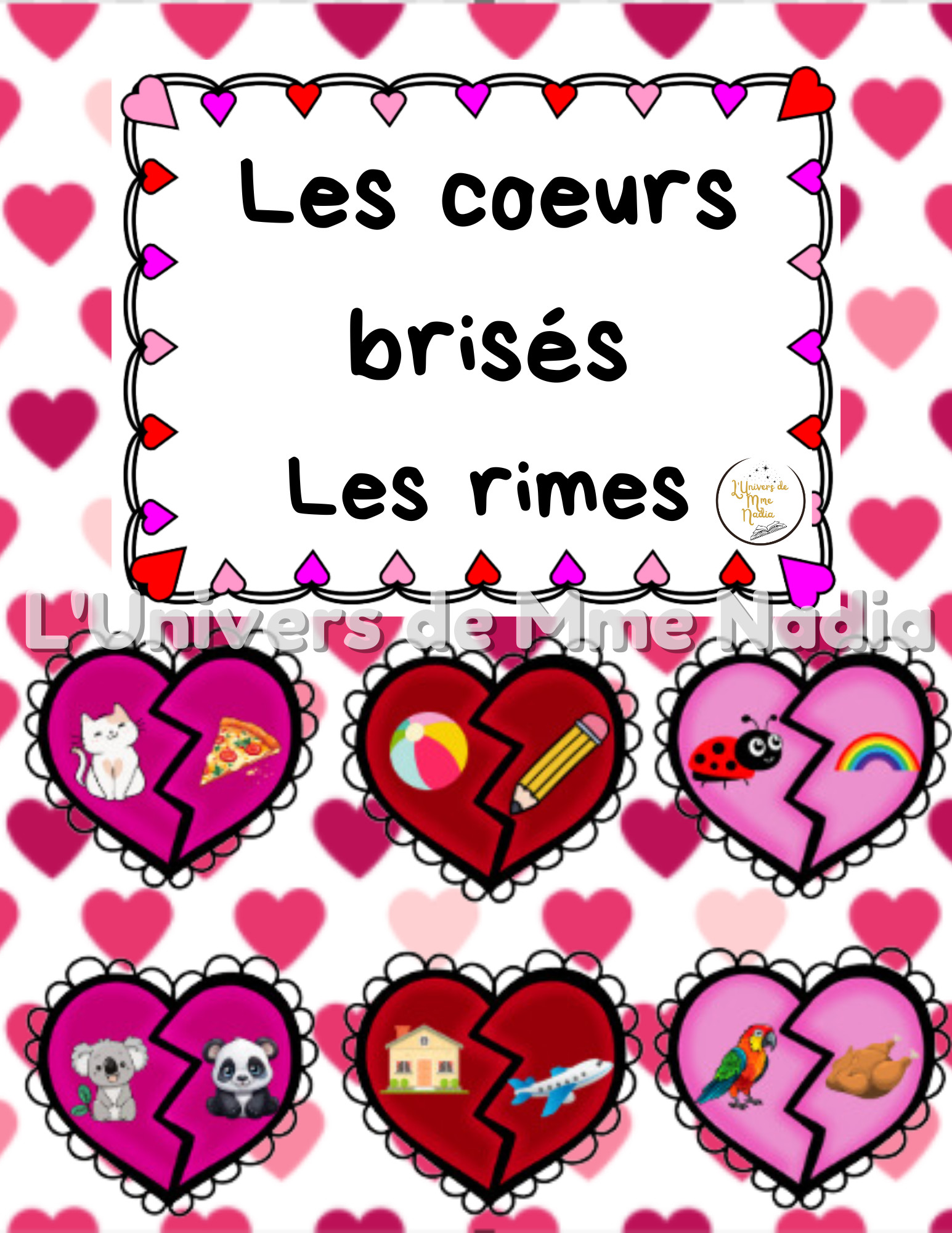 Les coeurs brisés - Les rimes - Conscience phono