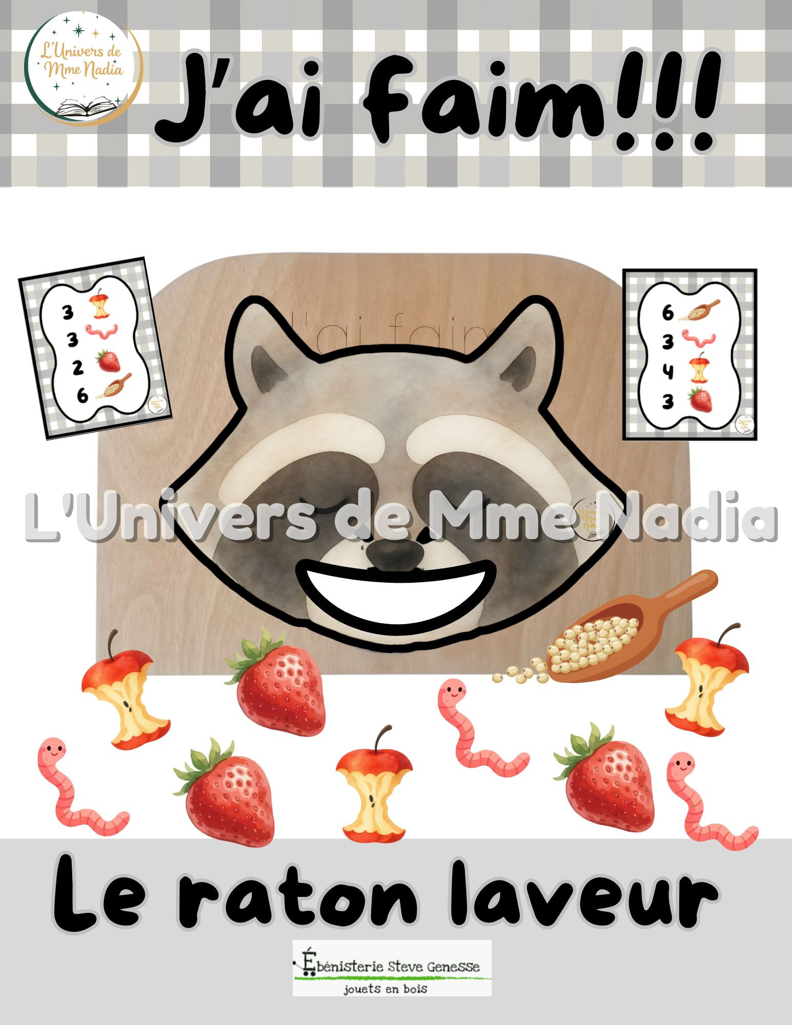 J'ai faim -Le raton laveur